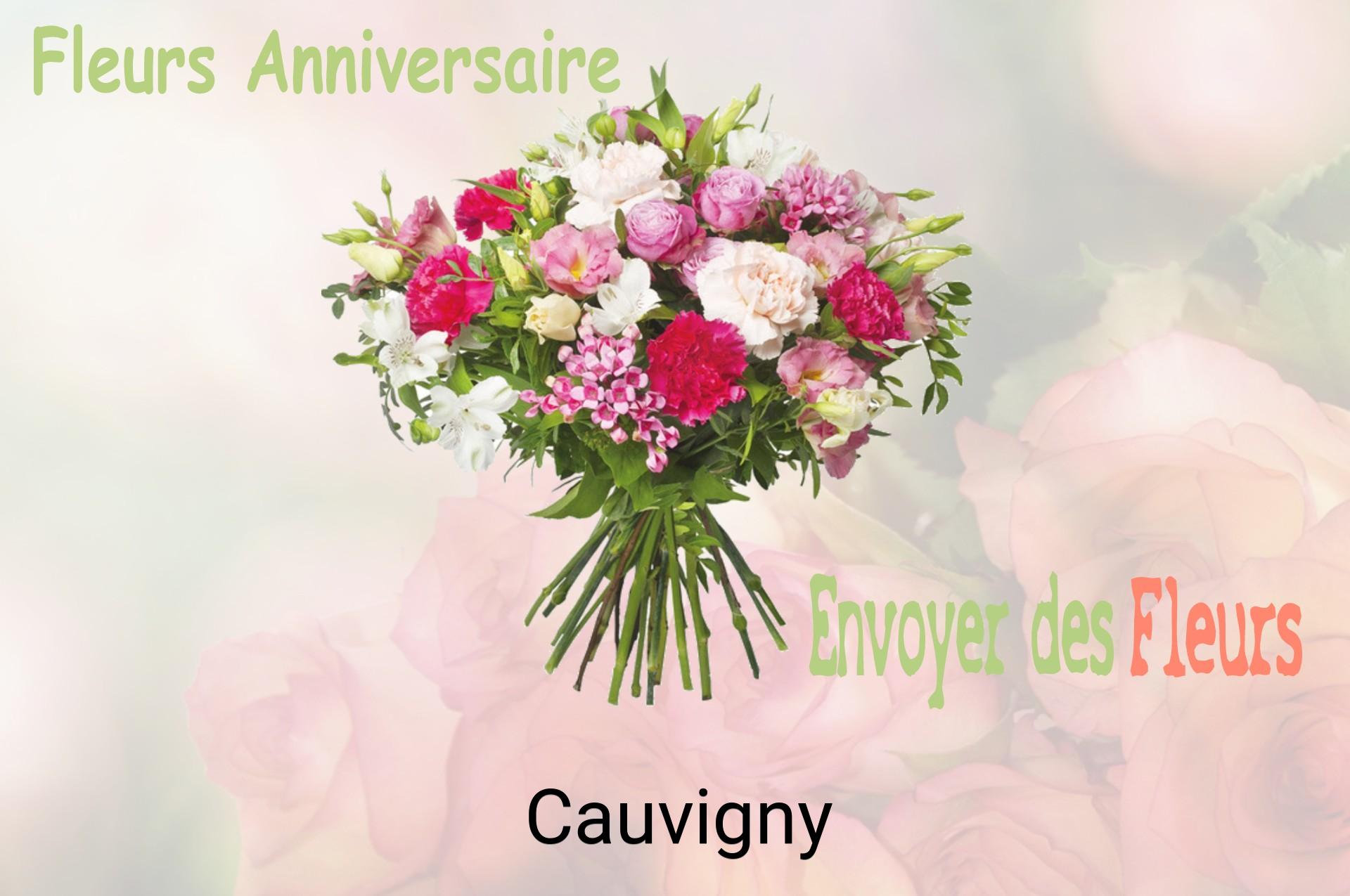Bouquet de fleurs d’anniversaire livré à Cauvigny