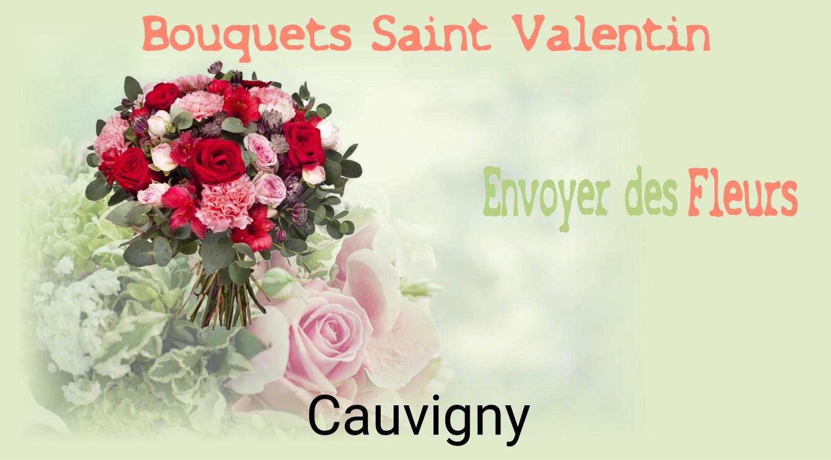 Roses de Saint-Valentin livrées à Cauvigny